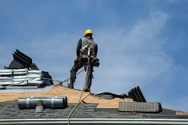 Professional Roof Installation technician working in Lake City, IA